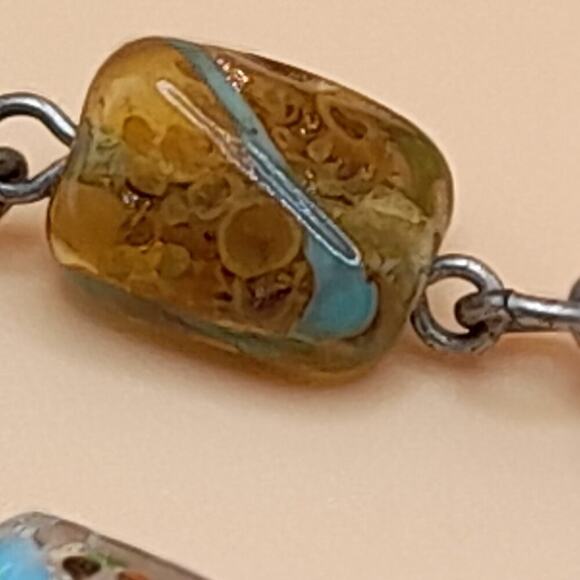 Chico's Lamp-work Glass Pendant Necklace, 20" - Picture 11 of 14